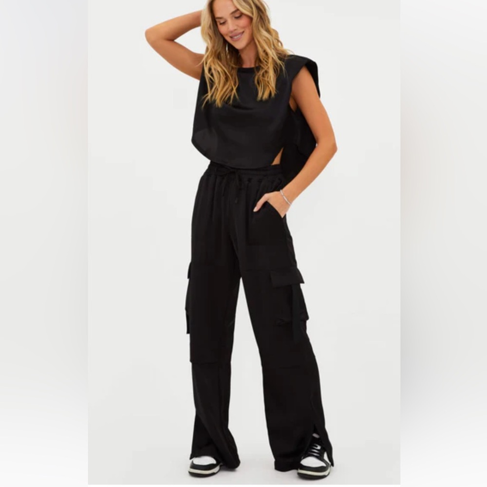NWOT BEACHRIOT Gianna Pant in Shadow Satin Size M SOLD OUT